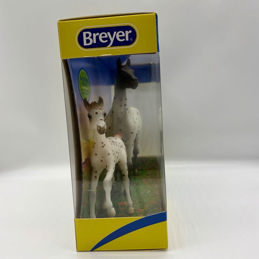 Breyer #62207 Spotted Wonders Knabstrupper & Foal Freedom Series White Brown NEW - Picture 11 of 12